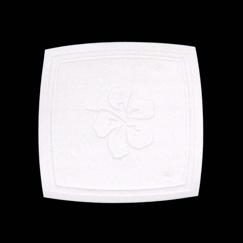 Glass Coaster (Hibiscus)