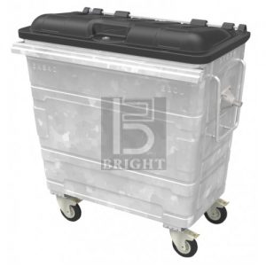Hot Dipped Galvanized Mobile Garbage Bin 660L
