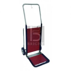Stainless Steel Bell Boy Hand Truck c/w Carpet