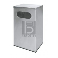 Stainless Steel Rectangular Waste Bin c/w Flat Top
