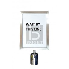 Stainless Steel Frame For Self Retractable Belt Q – Up Stand