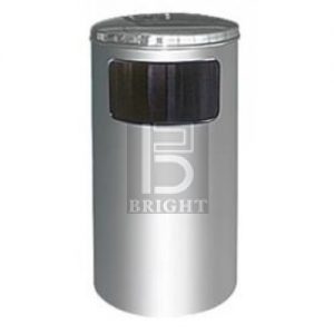 Stainless Steel Litter Bin c/w Flat Top