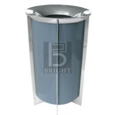 Stainless Steel + Powder Coating Round Waste Bin c/w Open Top