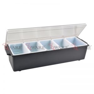  5 COMPARTMENT CONDIMENT HOLDER