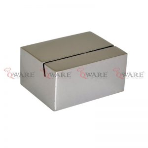STAINLESS STEEL RECTANGULAR MENU HOLDER